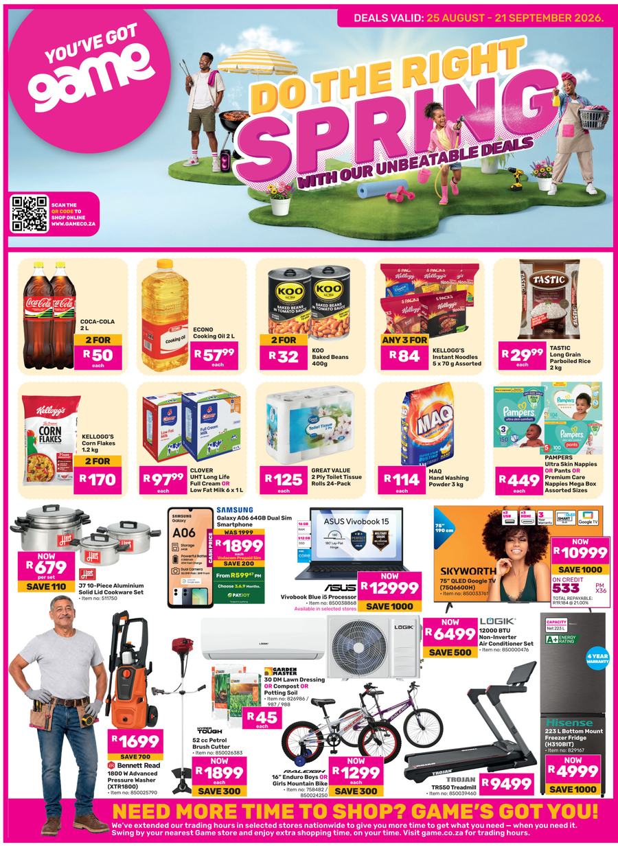 Game : Do The Right Spring (25 August - 21 September 2026)