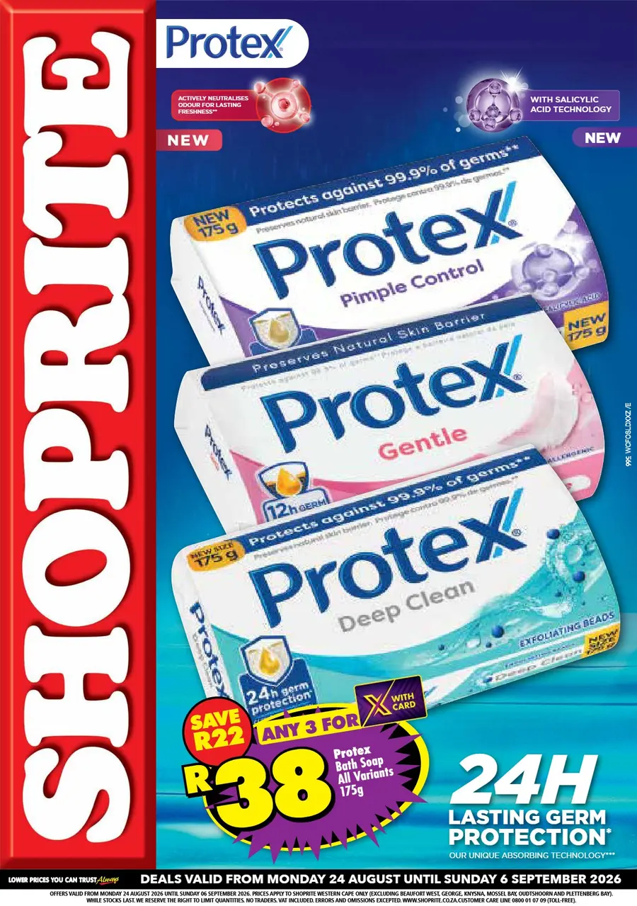 Shoprite Western Cape : Protex Promotion (24 August - 06 September 2026)
