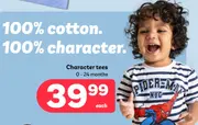 Character tees 0 - 24 months