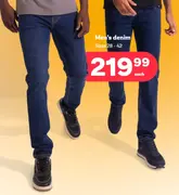 Men's denim (Sizes 28 - 42)