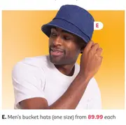 Men's bucket hats (one size)