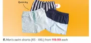 Men's swim shorts (XS - XXL)