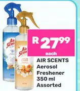 AIR SCENTS Aerosol Freshener 350 ml Assorted