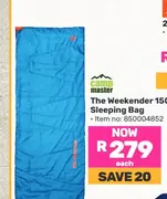The Weekender 150 E Sleeping Bag