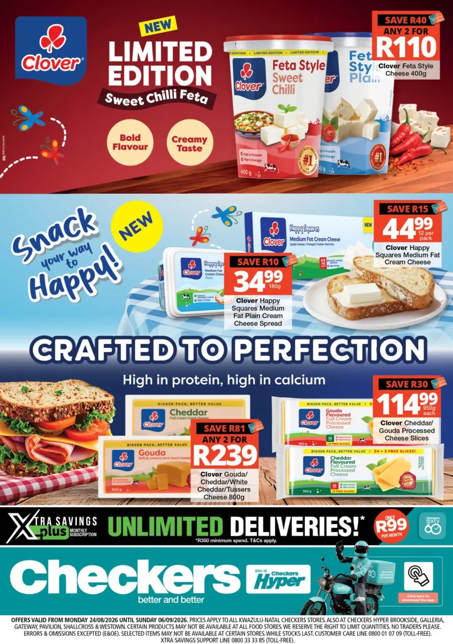 Checkers KwaZulu-Natal : Clover Promotion (24 August - 06 September 2026)