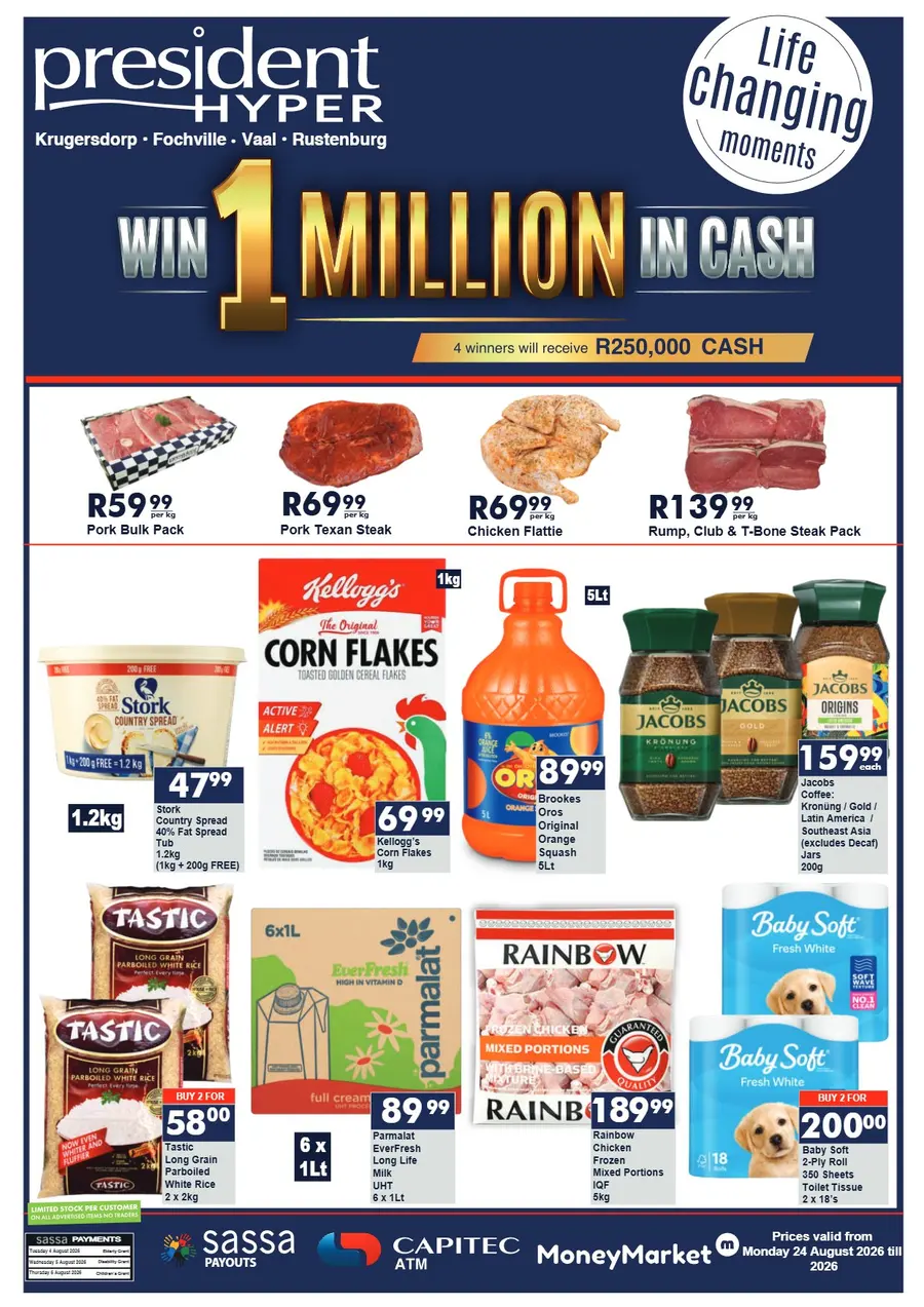 President Hyper : Win 1 Million In Cash (24 August - 31 August 2026)