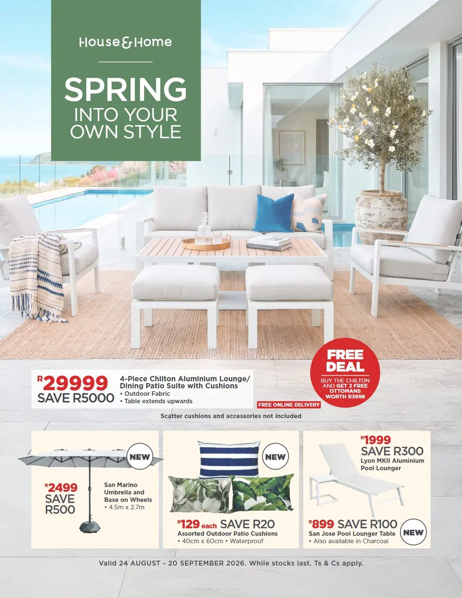 House & Home : Spring Into Your Own Style (24 August - 20 September 2026)