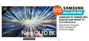 Samsung 75" QN900D Neo QLED 8K HDR Smart TV QA75QN900DKXXA