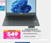 onn Intel Pentium Gold 6500Y Processor Laptop Contract