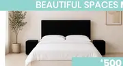 B/Suite Lidia (Headboard+2 Ottomans)