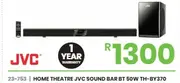 Home Theatre JVC Sound Bar BT 50W TH-BY370