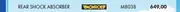 Hyundai H-100 Rear Shock Absorber M8038