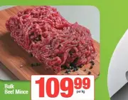 Bulk Beef Mince per kg