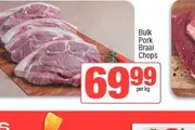 Bulk Pork Braai Chops per kg