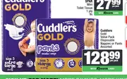 Cuddlers Gold Value Pack Disposable Nappies or Pants Assorted