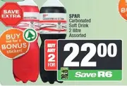 SPAR Carbonated Soft Drink 2 litre Assorted (Any 2)