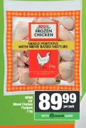 SPAR IOF Mixed Chicken Portions 2 kg