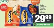 Spekko Long Grain Parboiled White Rice 2 kg Assorted