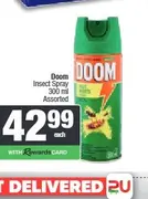 Doom Insect Spray 300 ml Assorted