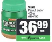 SPAR Peanut Butter 400 g Assorted