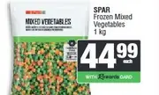 SPAR Frozen Mixed Vegetables 1 kg
