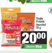 Truda Pretzels Assorted 30 g - Buy 4 for