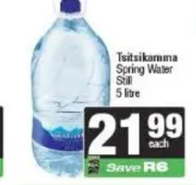 Tsitsikamma Spring Water Still 5 litre