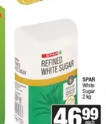 SPAR White Sugar 2 kg