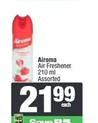 Airoma Air Freshener 210 ml Assorted