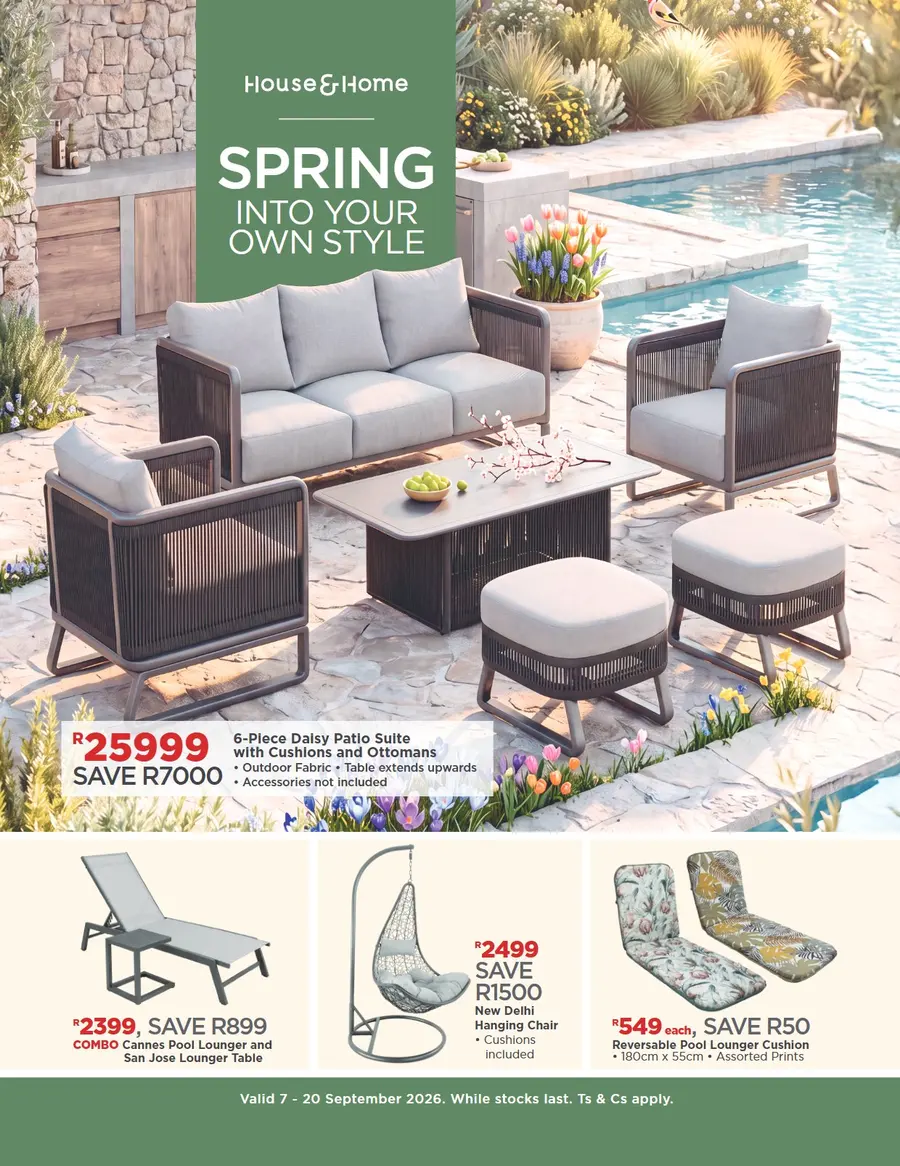 House & Home : Spring Into Your Own Style (07 September - 20 September 2026)
