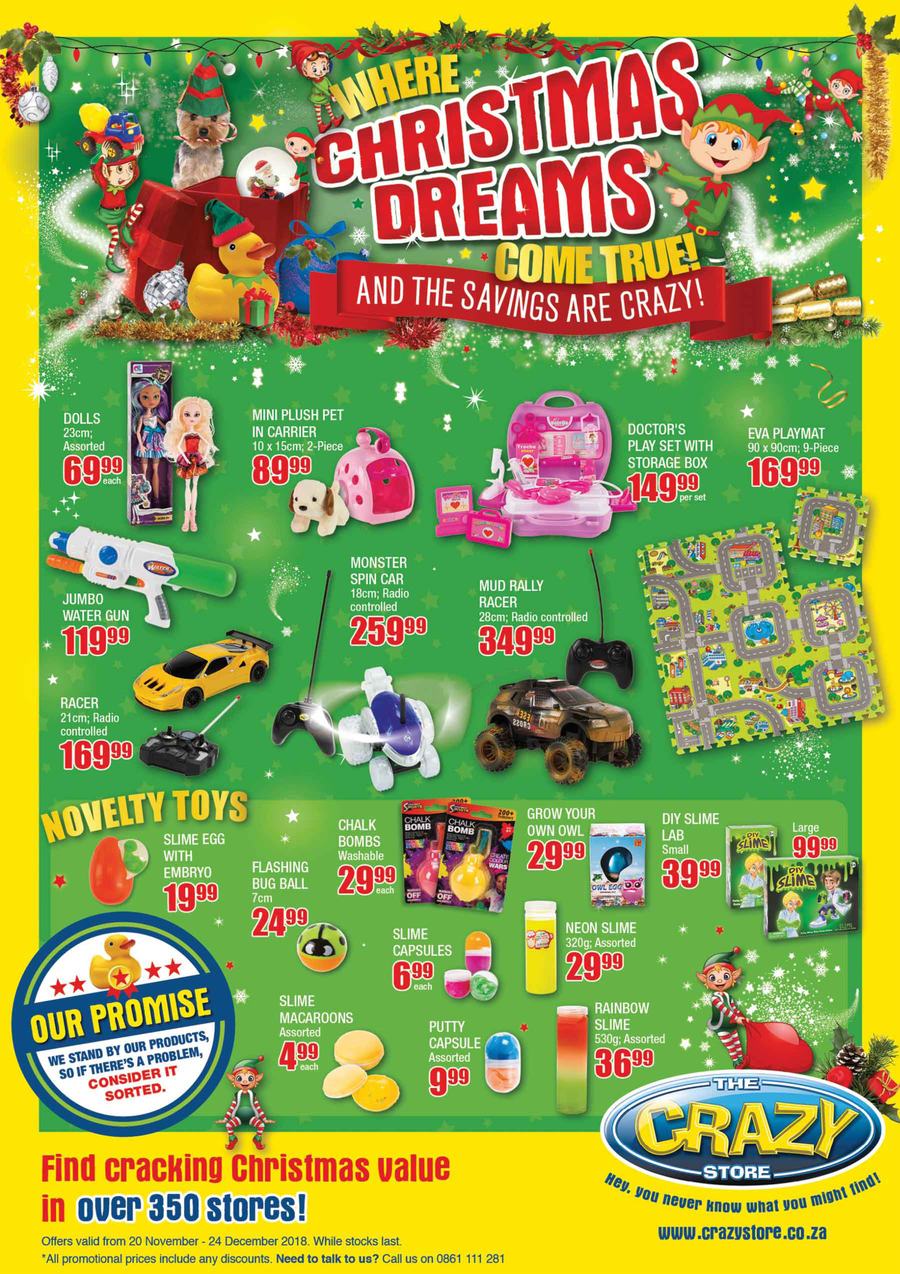 The Crazy Store : Christmas Dreams Come True (20 Nov - 24 Dec 2018) - Page 1