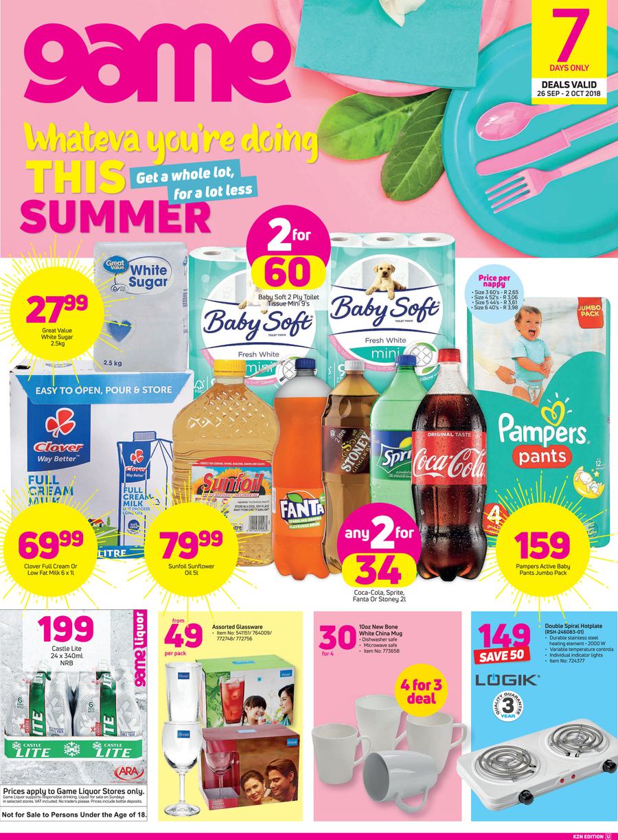 Game KZN : Whateva You're Doing This Summer (26 Sept - 2 Oct 2018) - Page 1