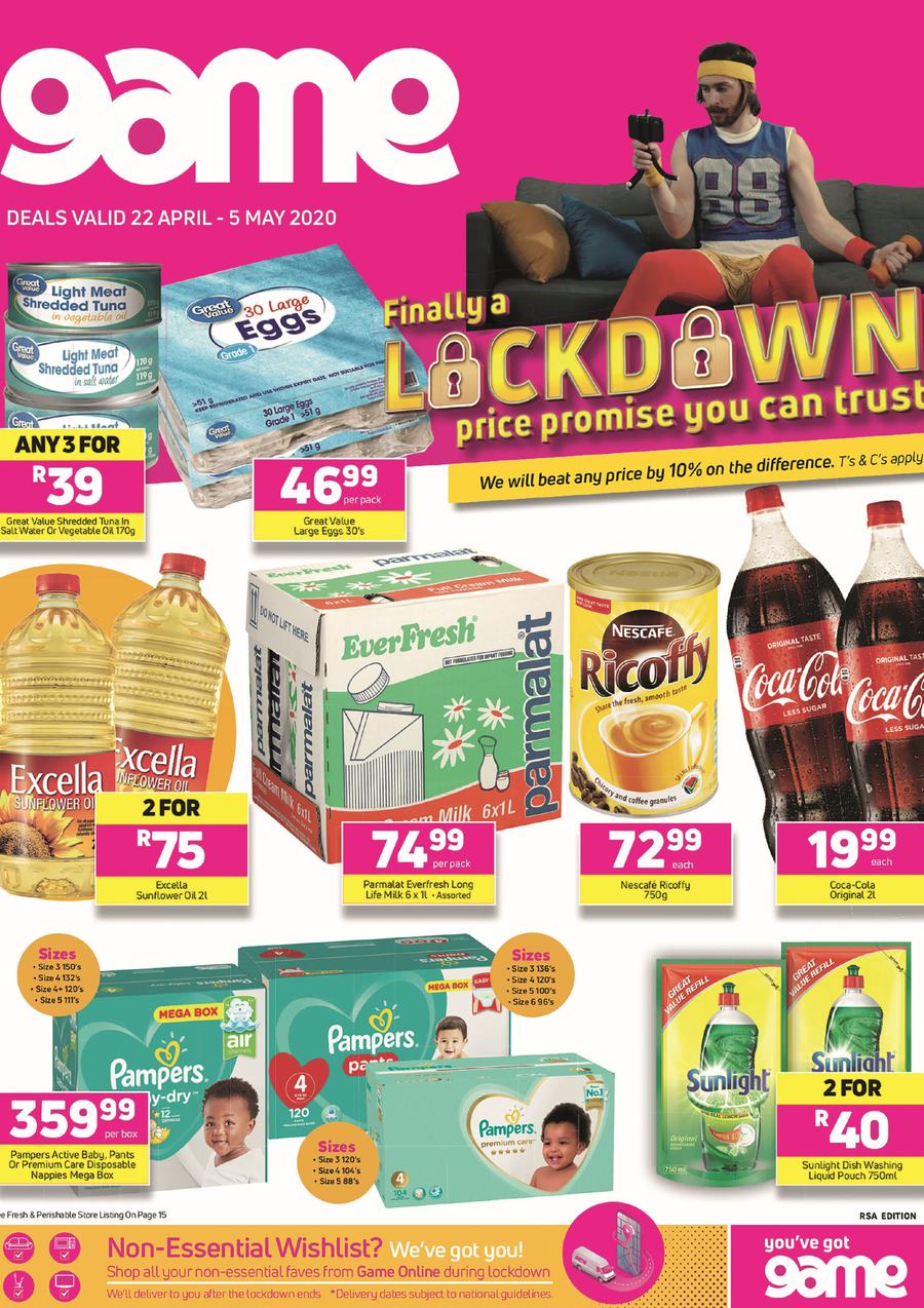 Game JHB Food : Finally A Lockdown Price Promise You Can Trust (22 April - 5 May 2020) - Page 1