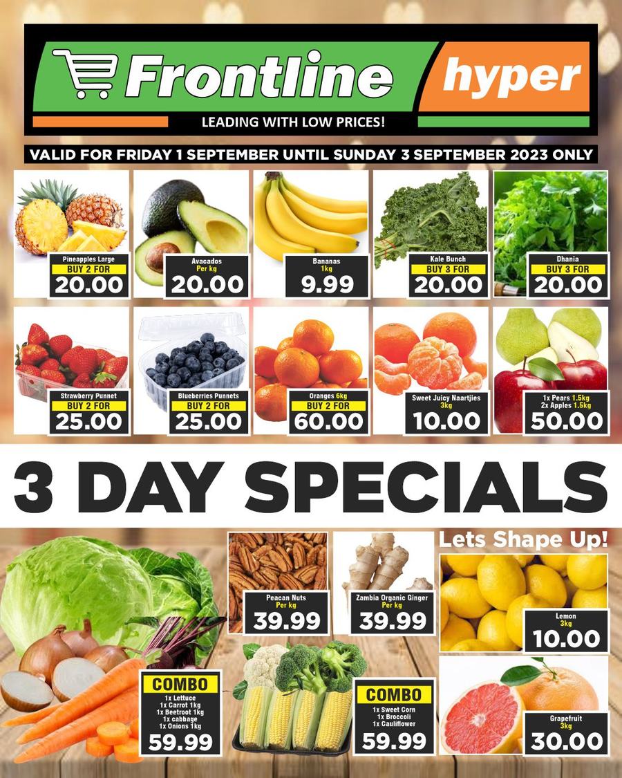 Frontline Hyper : 3 Day Specials (01 September - 03 September 2023) - Page 1