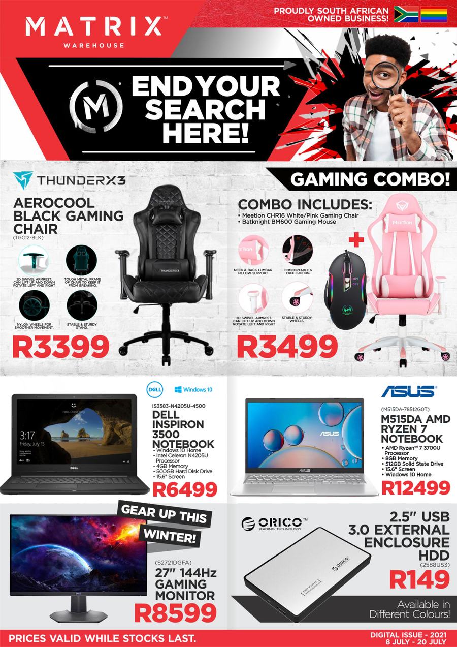 Matrix Warehouse Computers : End Your Search Here! (08 July - 20 July 2021) - Page 1