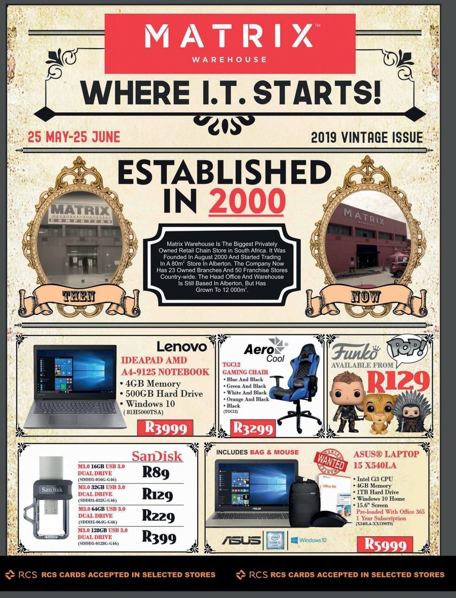 Matrix Warehouse Computers (25 May - 25 Jun 2019) - Page 1