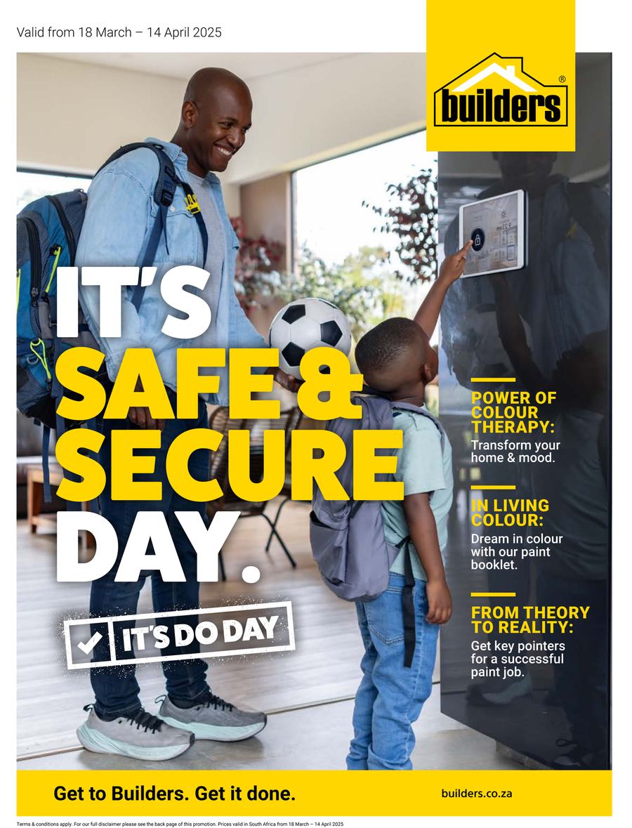 Builders : It's Safe & Secure Day (18 March - 14 April 2025) - Page 1