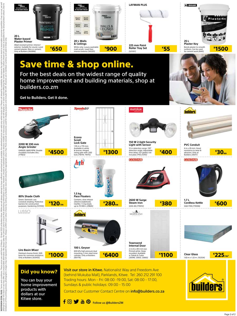 Builders Kitwe : Get It Done With Great Deals On Quality Products (21 ...