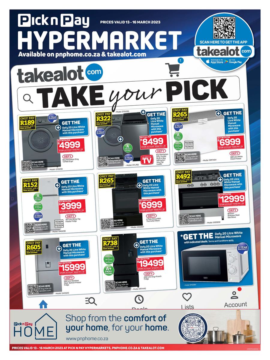 Pick n Pay Hypermarket : Take Your Pick (13 March - 16 March 2023) - Page 1
