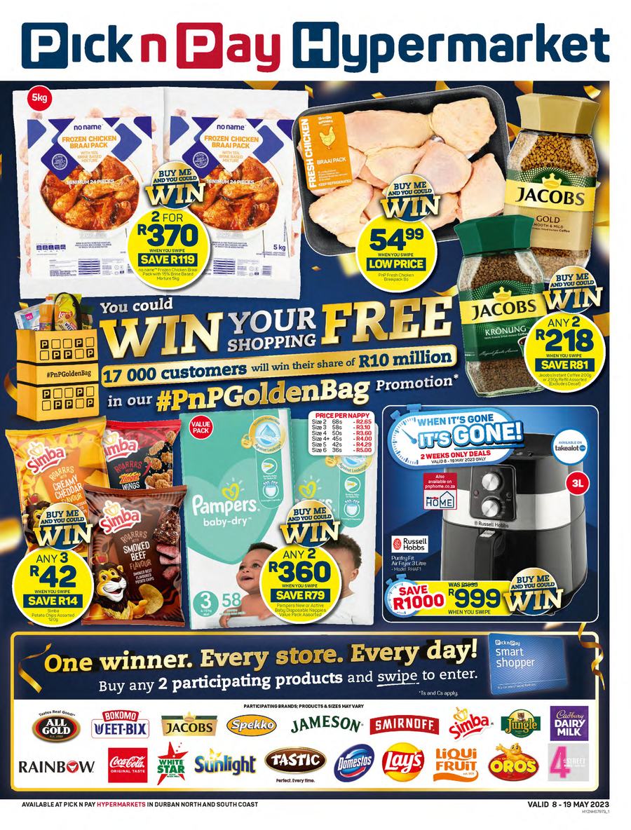 Pick n Pay Hypermarket KwaZulu-Natal : Win Your Shopping Deals (08 May - 19 May 2023) - Page 1