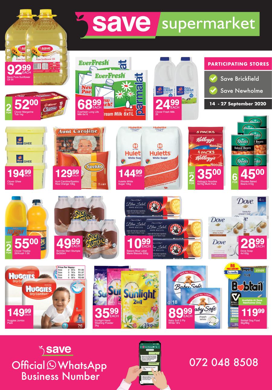 Save Supermarket Brickfield & Newholme (14 September - 27 September 2020) - Page 1