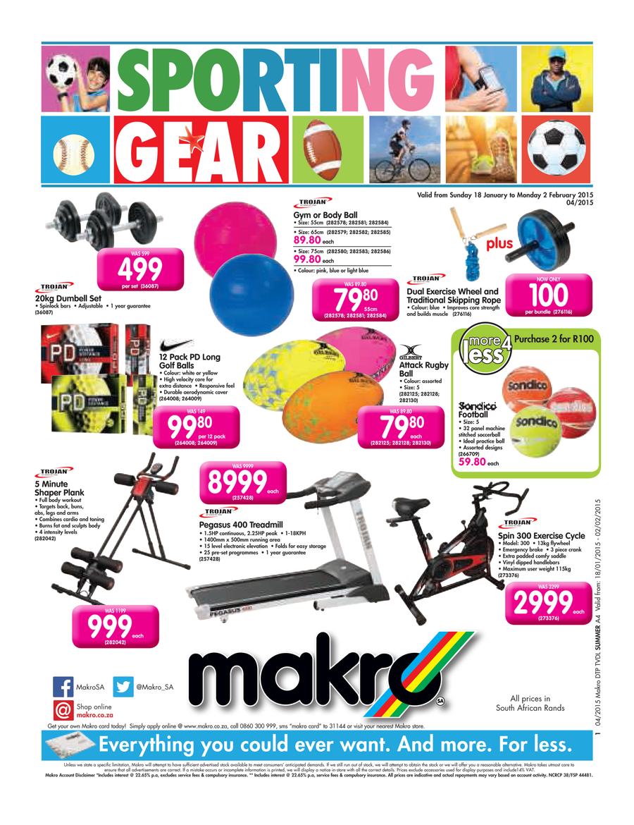 Makro : Sporting Gear ( 18 Jan - 02 Feb 2015 ) - Page 1