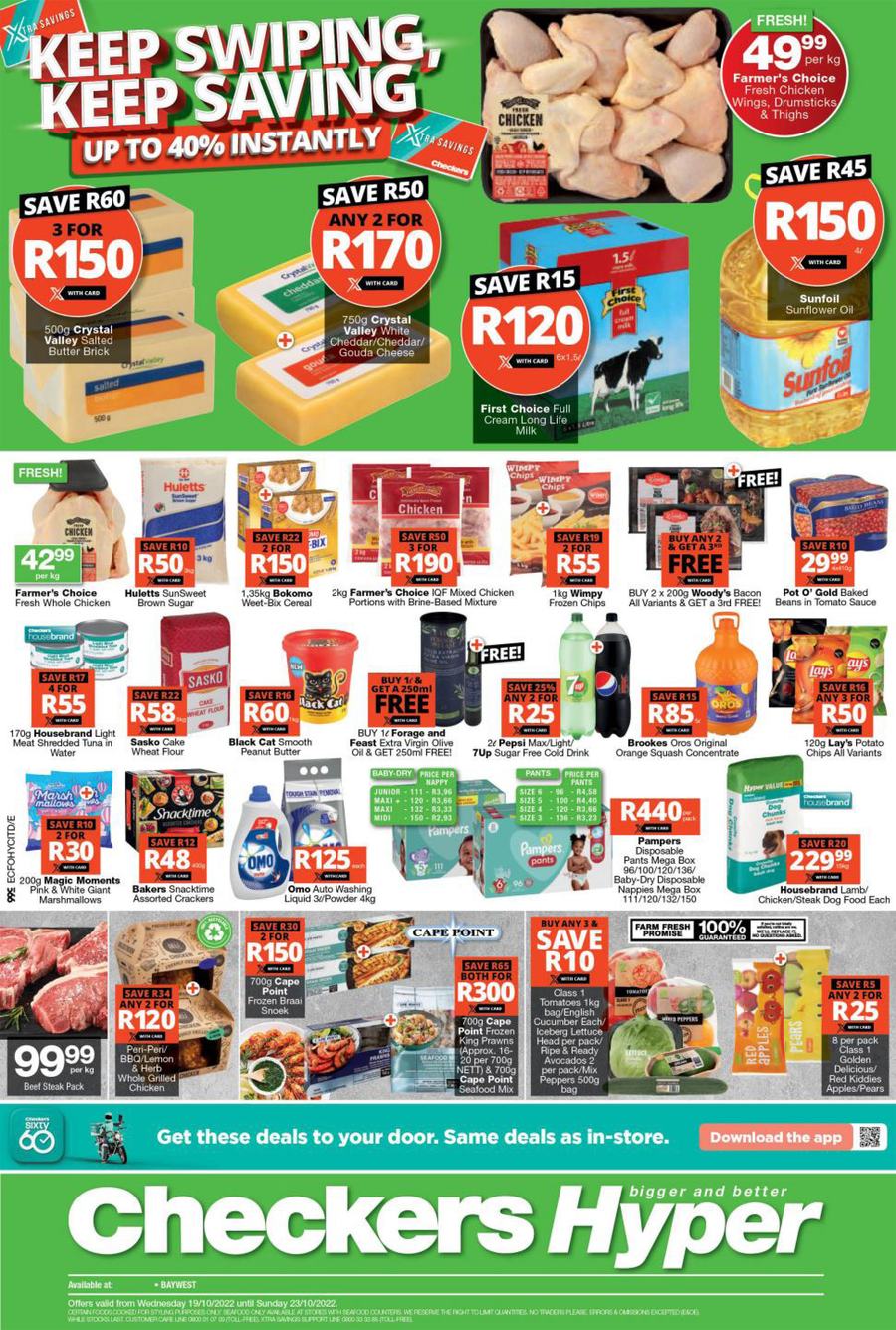 Checkers Hyper Bay West : Keep Swiping, Keep Savings (19 October - 23 October 2022) - Page 1