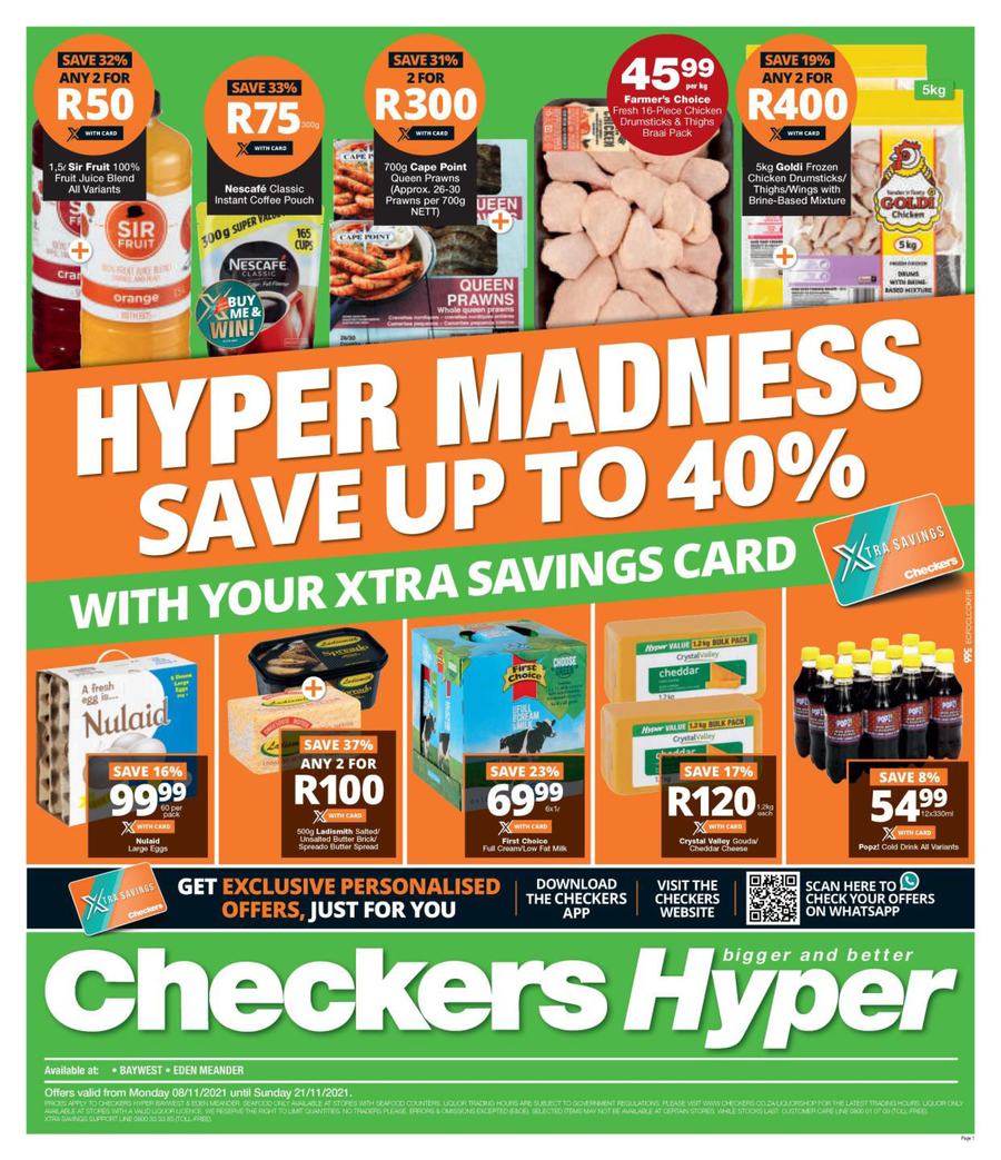 Checkers Hyper Eastern Cape : Hyper Madness (08 November - 21 November 2021) - Page 1
