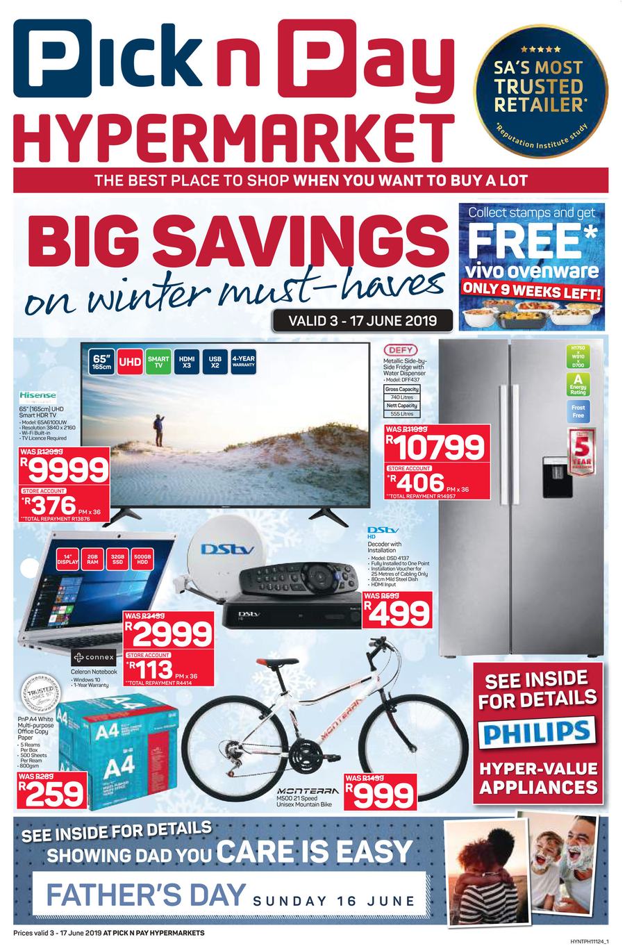 Pick n Pay Hyper : Big Savings (03 Jun - 17 Jun 2019) - Page 1