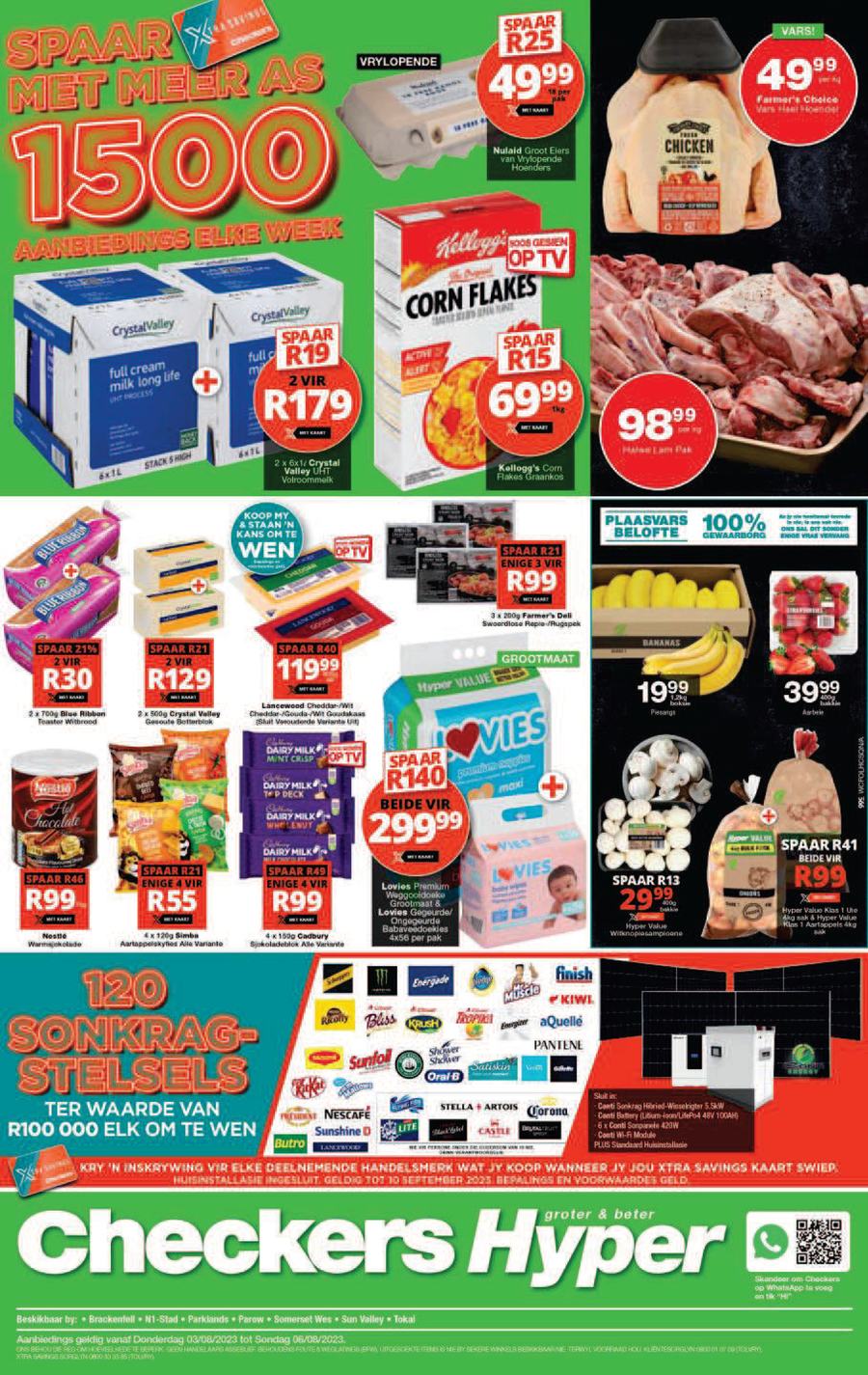 Checkers Hyper Western Cape : Xtra Besparings (3 August - 6 August 2023) - Page 1