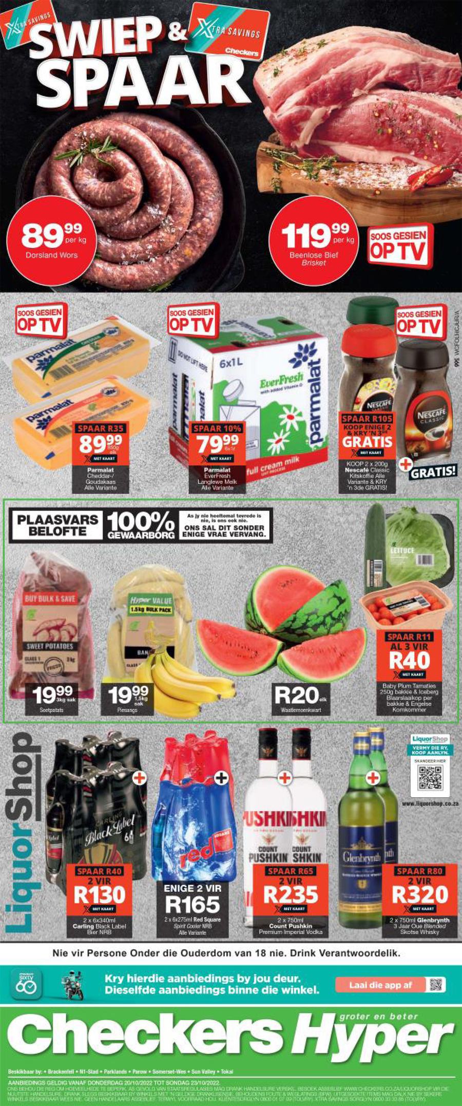 Checkers Hyper Western Cape : Xtra Besparings (20 October - 23 October 2022) - Page 1